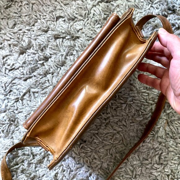 Faux Leather Shoulder Handbag | Top Handle Travel Purse | Versatile Boho Bag - Picture 10 of 10